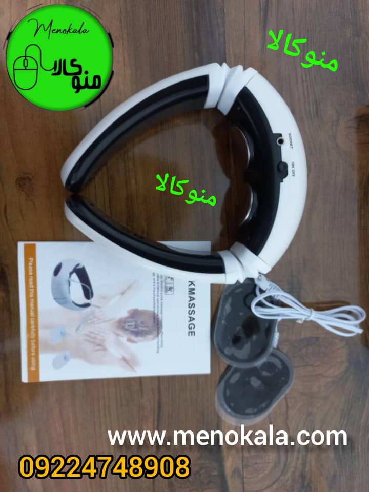 تنس گردن همراه با پد چسبی باتری‌خور اصل | ماساژور گردن و شانه